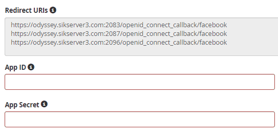 Manage External Authentications cPanel