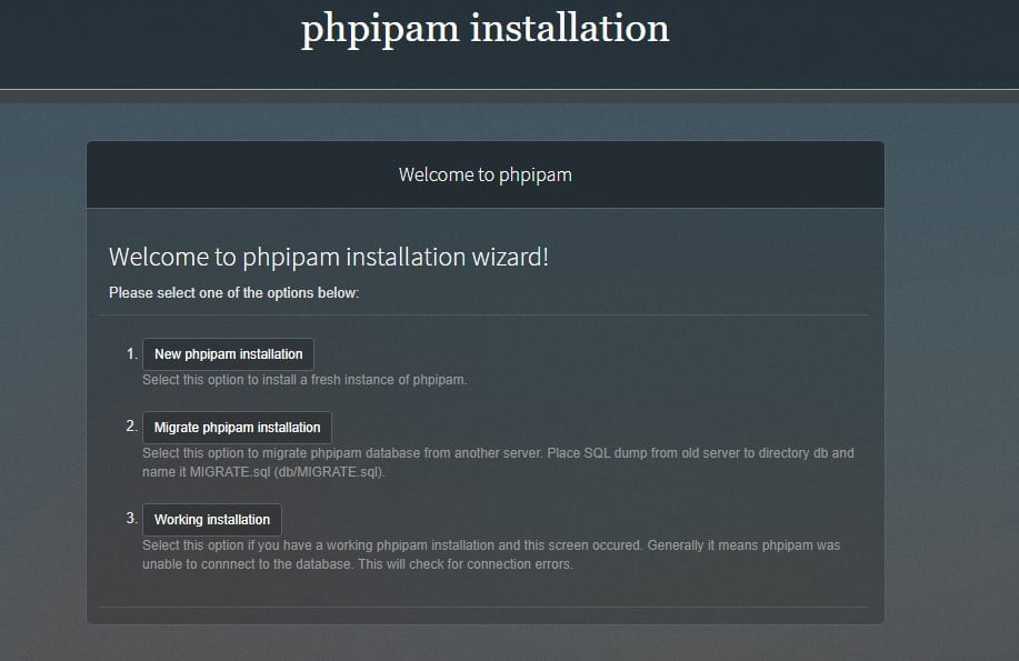 Install PHPIPAM Debian Ubuntu Server