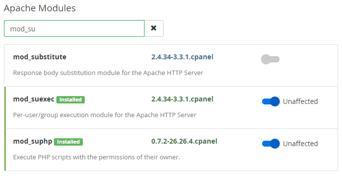 Enable cPanel Temporary Link