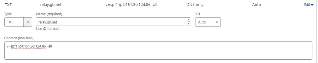 Postfix SPF Records