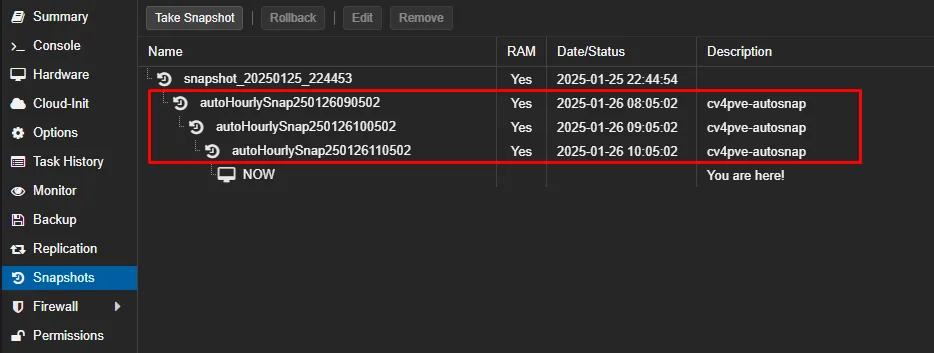 Proxmox Automated Snapshots